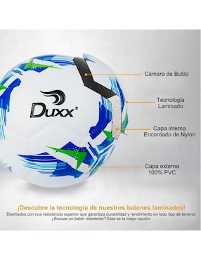 Balón Duxx Sports para fútbol adulto