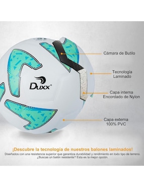 Balón Duxx Sports para fútbol adulto