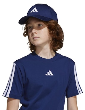 Gorra visera curva hebilla entrenamiento Adidas infantil