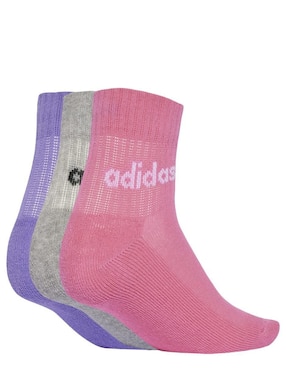 Set de calcetín comfort para entrenamiento Adidas infantil unisex 3 pares