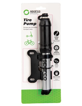 Bomba de aire manual sparco para ciclismo