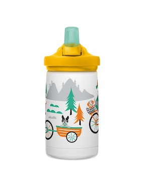 Botella de agua Camelbak de acero inoxidable Eddy+Kids con tapa rosca 354 ml
