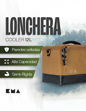 Hielera Kma Cooler 12L Honey/Black