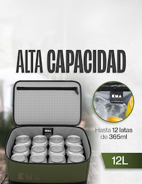 Hielera Kma Cooler 12L Moss/Black