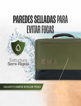 Hielera Kma Cooler 12L Moss/Black