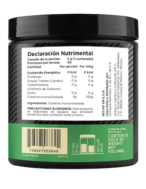 Creatina Monohidratada Optimum Nutrition de 300 g