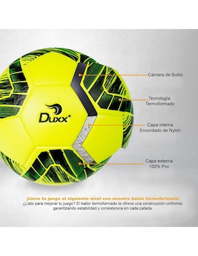 Balón Duxx Sports Termoformado para fútbol adulto