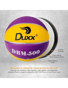 Balón Duxx Sports para básquetbol adulto