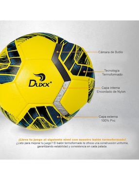 Balón Duxx Sports Termoformado para fútbol adulto