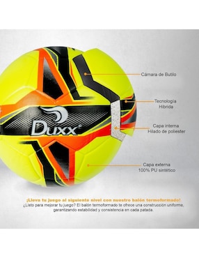 Balón Duxx Sports Termoformado Duxx para fútbol adulto
