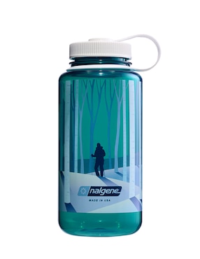 Botella hidratación Nalgene Widemouth Prints con tapa a prueba de derrame 1 L