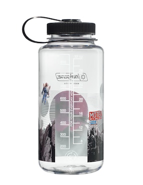 Botella hidratación Nalgene de plástico Widemouth Prints con tapa rosca 1 L