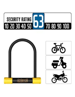 Candado para bicicleta de llave Onguard