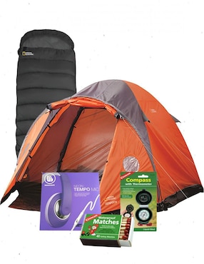 Kit bolsa de dormir National Geographic unisex