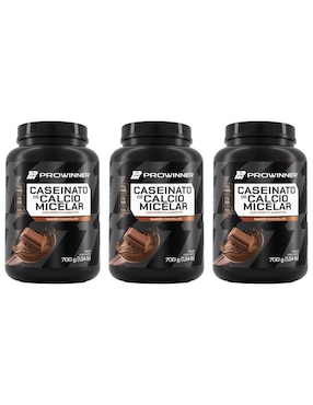 Set de suplementos alimenticios Proteína Caseinato de calcio Micelar Prowinner