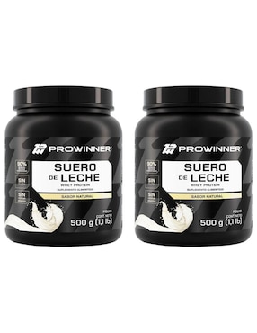 Set de suplementos alimenticios de Proteína Suero de Leche Natural Prowinner