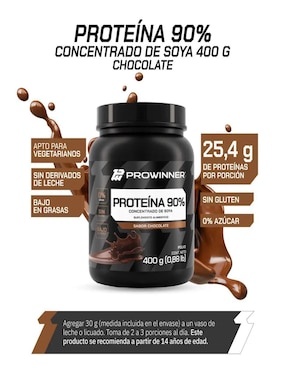 Kit de suplementos alimenticios de Proteína 90% Concentrado Soya Prowinner