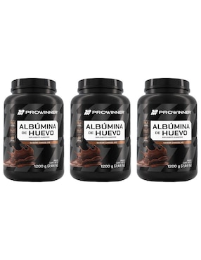 Set de suplementos alimenticios de Proteína Albúmina de huevo Prowinner