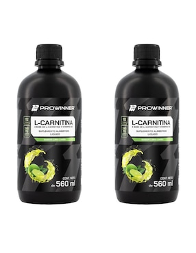 Kit de suplementos alimenticios de L-Carnitina Líquida Lima Limón Prowinner