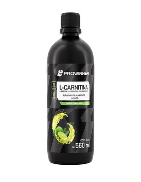 Kit de suplementos alimenticios de L-Carnitina Líquida Lima Limón Prowinner