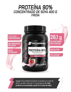 Set de suplementos alimenticios de Proteína 90% Conc Soya Prowinner