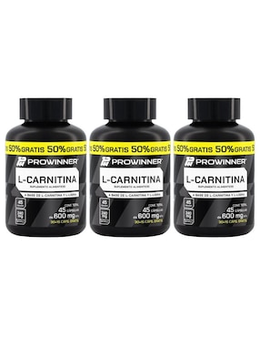 Set de suplementos alimenticios de L-Carnitina + 50% Extra - Prowinner Prowinner