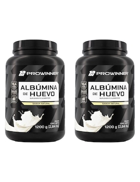 Set de suplementos alimenticios de Proteína Albúmina de huevo Natural Prowinner