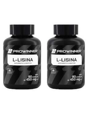 Set de suplementos alimenticios de L-Lisina 90 Cápsulas - Prowinner Prowinner