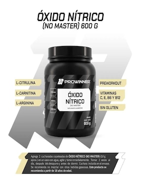 Set de suplementos alimenticios de Óxido Nítrico No Master Prowinner