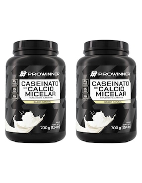 Set de suplementos alimenticios de Proteína Caseinato de calcio Micelar Natural Prowinner