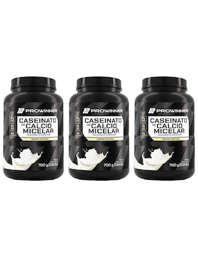 Set de suplementos alimenticios de Proteína Caseinato de calcio Micelar Natural Prowinner