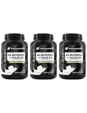 Set de suplementos alimenticios de Proteína Albúmina de huevo Natural Prowinner