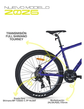 Bicicleta de montaña Gravel rodada 29 Everest unisex