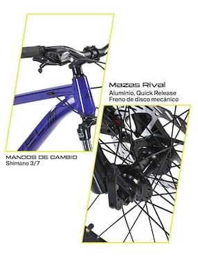 Bicicleta de montaña Gravel rodada 29 Everest unisex