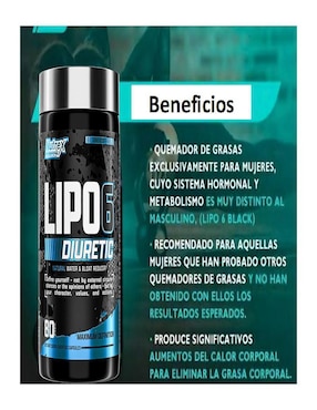 LIPO 6 Definición Muscular Nutrexlipo con multivitaminico sabor natural