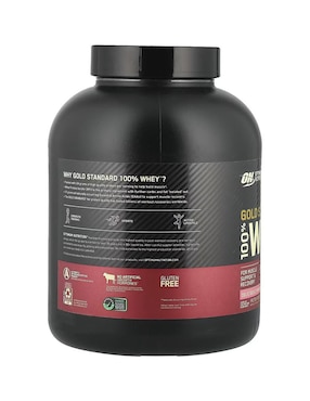 Suplemento Optimum Nutrition Proteína Gold Whey sabor delicious strawberry de 2.27 kg