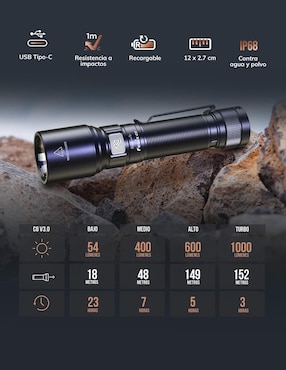 Linterna de mano Fenix C6 V3 EDC