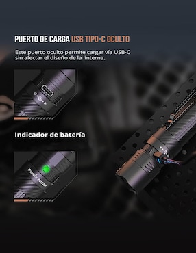 Linterna de mano Fenix PD32R Edc