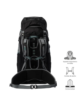 Mochila de senderismo Totto 65 L