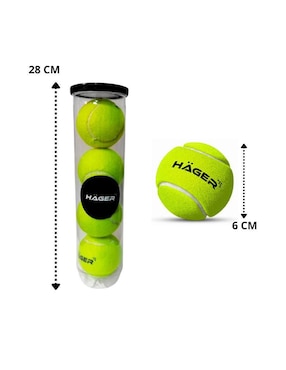 Set de pelotas Vanlig para tennis