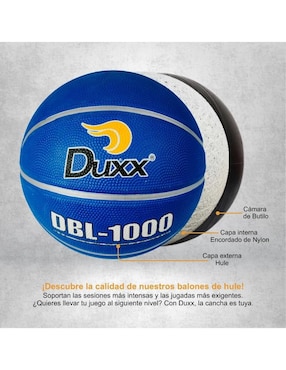 Balón Duxx Sports para básquetbol adulto