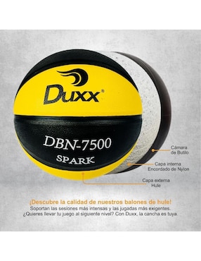 Balón Duxx Sports para básquetbol adulto