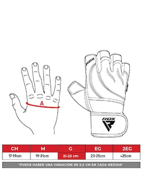 Guantes para entrenamiento RDX unisex