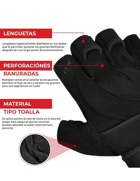 Guantes para entrenamiento RDX unisex