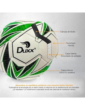 Balón Duxx Sports Hibrido Spin para fútbol adulto