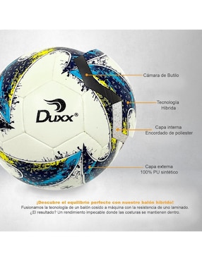 Balón Duxx Sports Hibrido Liga para fútbol adulto