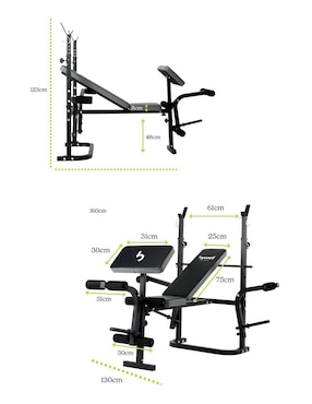 Banco para entrenamiento Bywell BA001