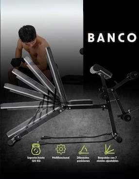 Banco para entrenamiento Bywell BA002