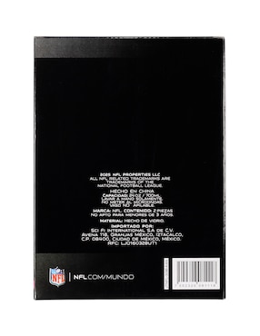 Vaso Pilsner NFL nfl 2025 de vidrio con 2 piezas piezas