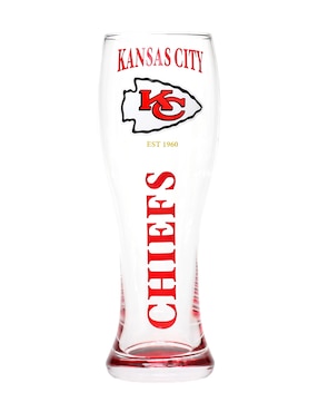 Vaso Pilsner NFL nfl 2025 de vidrio con 2 piezas piezas